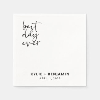 結婚のカクテルナプキン スタンダードカクテルナプキン