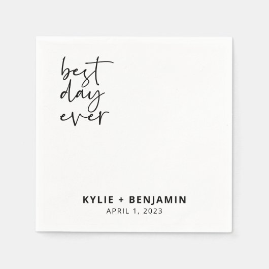 結婚のカクテルナプキン スタンダードカクテルナプキン (正面)