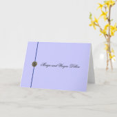 結婚のカスタマイズ可能なノートカードテンプレート カード (黄色い花)