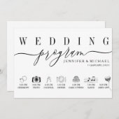 結婚のカスタムアイコンのタイムライン式計画 プログラム (正面/裏面)