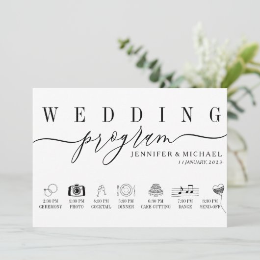 結婚のカスタムアイコンのタイムライン式計画 プログラム (スタンド正面)