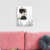 結婚のカスタムポートレート キャンバスプリント (インサイチュ (リビング))