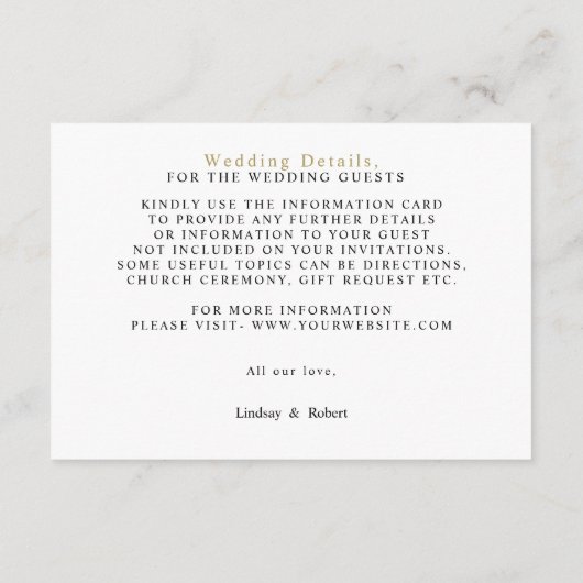 結婚のカスタム写真にモダンお礼をリラックス申し上げる エンクロージャーカード (裏面)