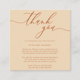 結婚のカスタム写真シンプル感謝していは エンクロージャーカード