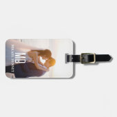 結婚のカスタム写真 ラゲッジタグ (正面横)