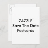 結婚のカスタム招待状はがきを保存 案内ポストカード (正面/裏面)