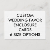 結婚のカスタムFAVOR ENCLOSURE CARD - LINEN エンクロージャーカード (正面)