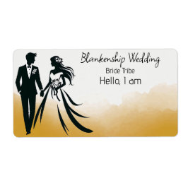 結婚のカップル抽象芸術背景ラベル名タグ ラベル