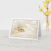 結婚のカード – お客様の大きな日のおめでとう カード (黄色い花)