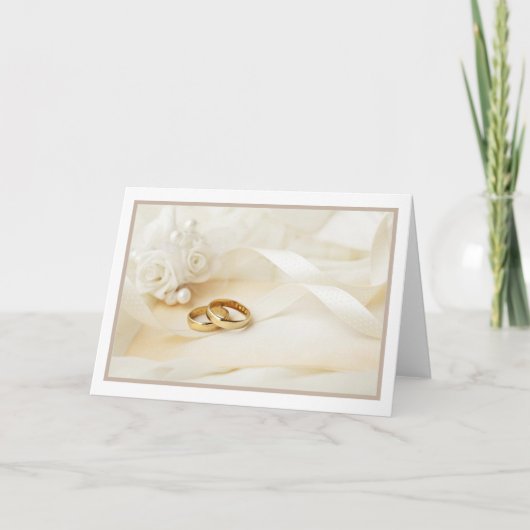 結婚のカード – お客様の大きな日のおめでとう カード (正面)