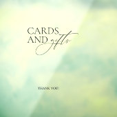 結婚のギフトの取り鏡デカール署名スクリプト ウィンドウサイン (シート3)