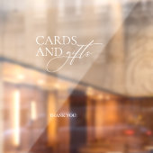 結婚のギフトの取り鏡デカール署名スクリプト ウィンドウサイン (シート2)