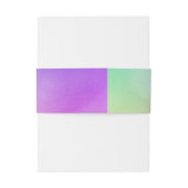 結婚のグラデーション虹彩引用文 招待状ベリーバンド (裏面例)