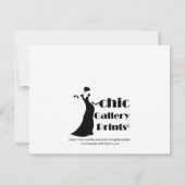 結婚のケーキとブーケ&リングや輪 招待状 (裏面)