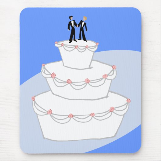 結婚のケーキは二つ マウスパッド (正面)