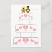 結婚のケーキデザイン披露宴 エンクロージャーカード (正面)