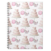 結婚のケーキ写真ノート ノートブック (正面)