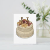 結婚のケーキ柱 ポストカード (スタンド正面)