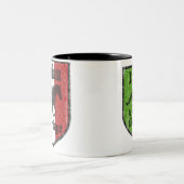 結婚のコーヒー・マグによるイタリア語 ツートーンマグカップ (中央)