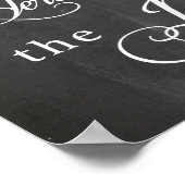 結婚のサイン来は ポスター (角)