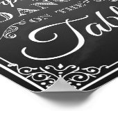 結婚のサイン「シャンパンを飲む時間 ポスター (角)