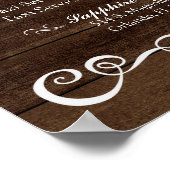 結婚のサイン – ドリンク&ドライブ素朴結婚禁止 ポスター (角)