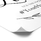 結婚のサイン – ハシュタグ・ローレルのサイン結婚ー ポスター (角)