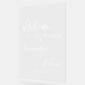 結婚のサイン – フォントのみ アクリルサイン (傾斜)