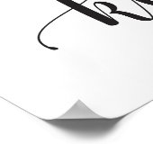 結婚のサイン – 1コリント13 – 愛は優しい ポスター (角)