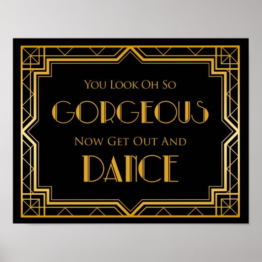 結婚のサイン – Dance Floor Gatsby結婚's Sign ポスター (正面)