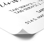 結婚のサイン – Don'Drink & Drive Greeneryのサイン ポスター (角)