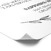 結婚のサイン – Don'Drink & Drive Laurel Sign ポスター (角)