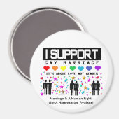 結婚のサポート マグネット (正面/裏面)