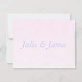 結婚のサンキューカードパーソナライズされた招待状 サンキューカード (裏面)