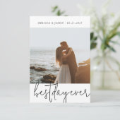 結婚のサンキューカード写結婚真 サンキューカード (スタンド正面)