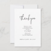 結婚のサンキューカード写結婚真 サンキューカード (裏面)