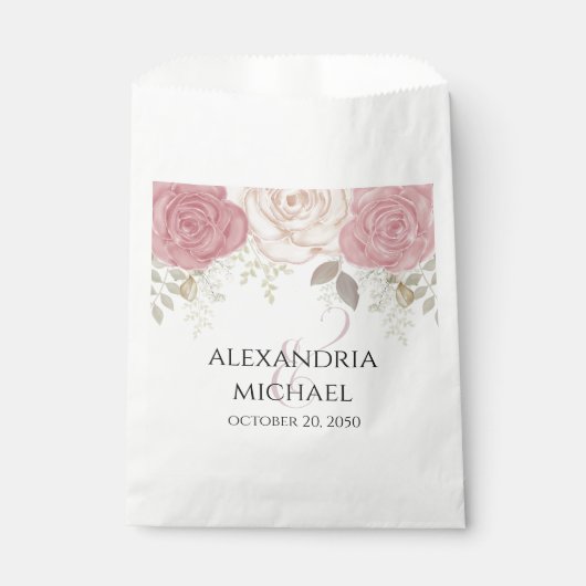 結婚のシンプルフローラ フェイバーバッグ (正面)