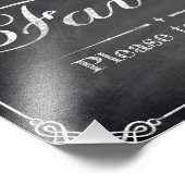 結婚のシンボルや象徴- chalkboard – 好意 –  フォトプリント            (角)