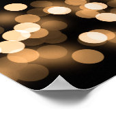 結婚のシーティングチャート金ゴールドハリウッドGLAM ポスター (角)