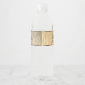 結婚のシ素朴ック名前をカスタムするクラシックスクリプト ペットボトルラベル (裏面)