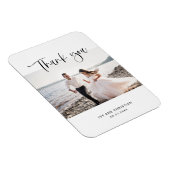 結婚のスクリプトThank You Photo Magnet マグネット (右側)