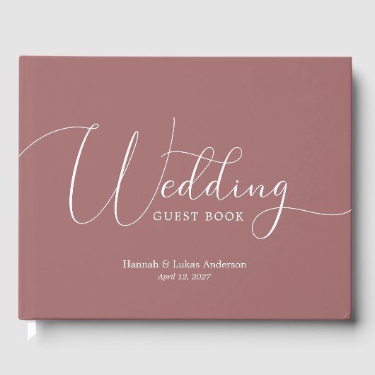 結婚のスクリプ伝統的トGuest Book ゲストブック (正面)