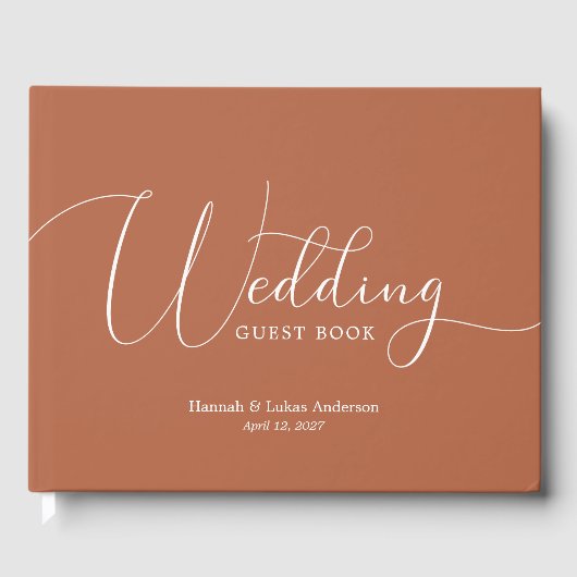 結婚のスクリプ伝統的トGuest Book ゲストブック (正面)