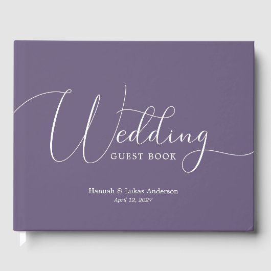 結婚のスクリプ伝統的トGuest Book ゲストブック (正面)