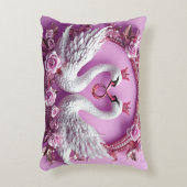 結婚のスワン アクセントクッション (正面(垂直))