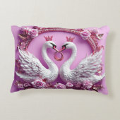 結婚のスワン アクセントクッション (裏面)