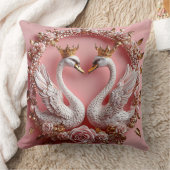 結婚のスワン クッション (ブランケット)