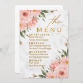 結婚のセット：メニュー メニュー (正面/裏面)