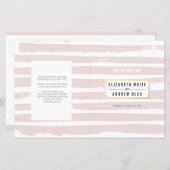 結婚のセレモニーキュートなピンクのブ淡い色のラシ (正面/裏面)