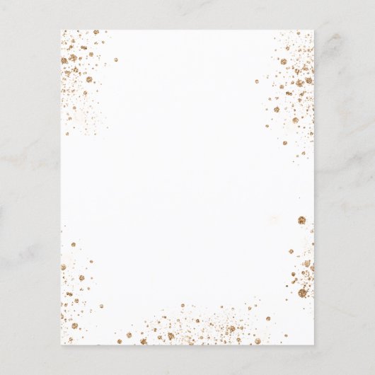 結婚のタイムラインプログラムバラ金ゴールドフローラ (裏面)